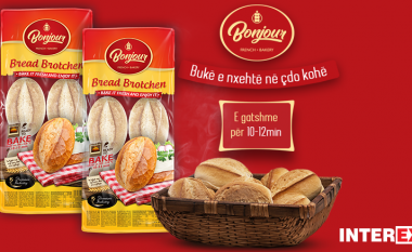Pëlqehet tepër Bread Brotchen nga Bonjour – bukë taze me çmim të volitshëm në Interex