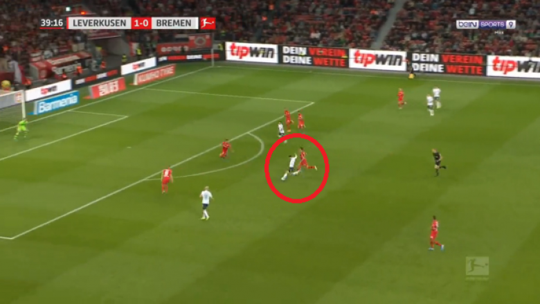 Milot Rashica i shënon gol të bukur Leverkusenit