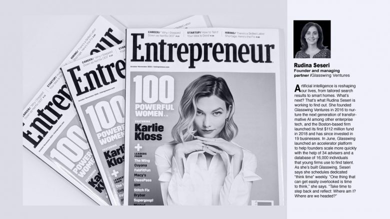 Revista ‘Entrepreneur’ rendit shqiptaren Rudina Seseri si një ndër 100 gratë më me ndikim në botë