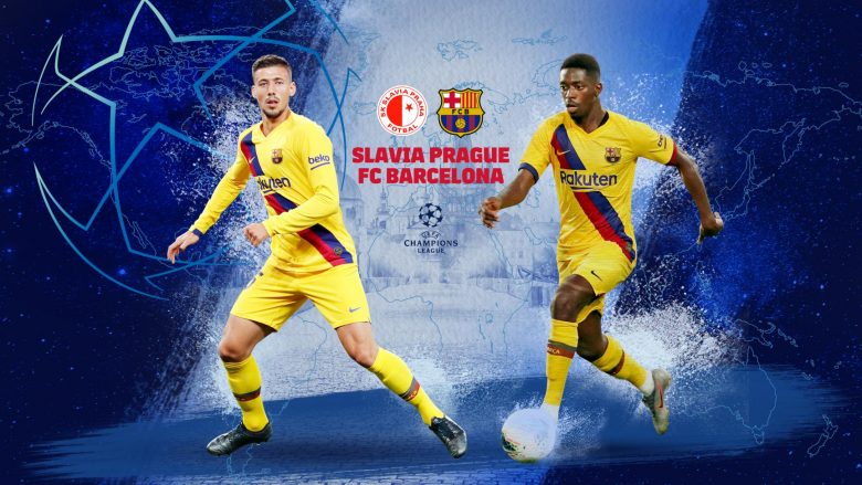 Slavia Praga – Barcelona, publikohen formacionet zyrtare