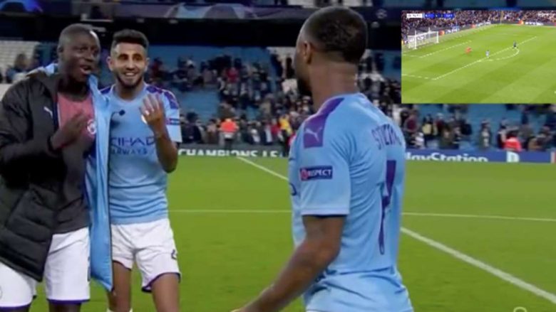 Sterling shkëlqeu me het-trik ndaj Atalantas, por Mahrez dhe Mendy e ngacmojnë për rastin e humbur për golin e katërt