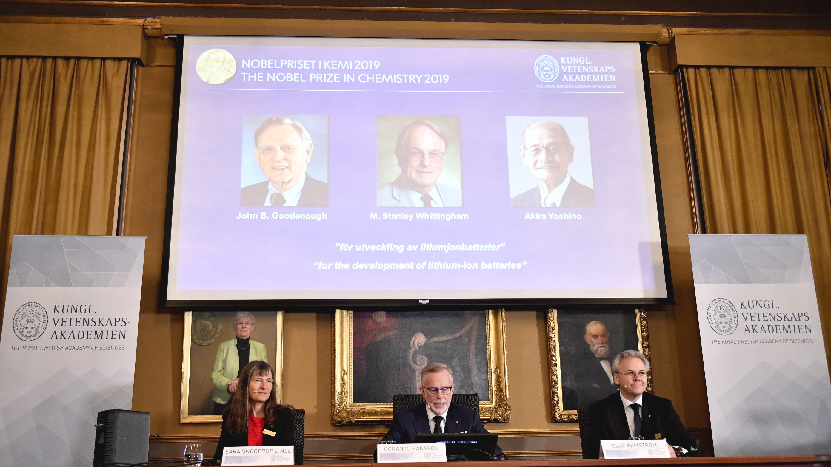 Çmimi Nobel për Kimi ndahet për punën në bateritë rimbushëse