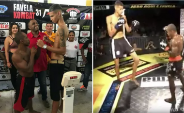 Shtatlartit brazilian nuk i ndihmoi gjatësia që ta mposhtë kundërshtarin në MMA
