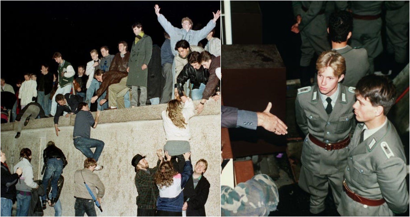 Foto nga 9 nëntori, dita historike e rënies së murit të Berlinit - Telegrafi - Telegrafi