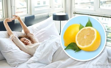 Çka ndodh nëse e vendosni një copë limoni afër shtratit të gjumit