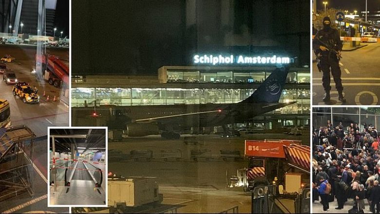 Situatë kaotike në aeroportin e Amsterdamit, një person i armatosur tenton ta rrëmben aeroplanin me pasagjerë
