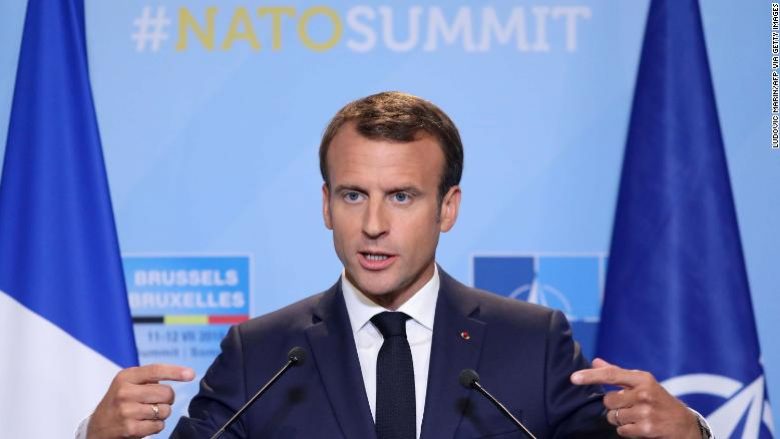 Emmanuel Macron: NATO-s i ka vdekur truri
