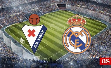 Formacionet zyrtare: Eibar – Real Madrid