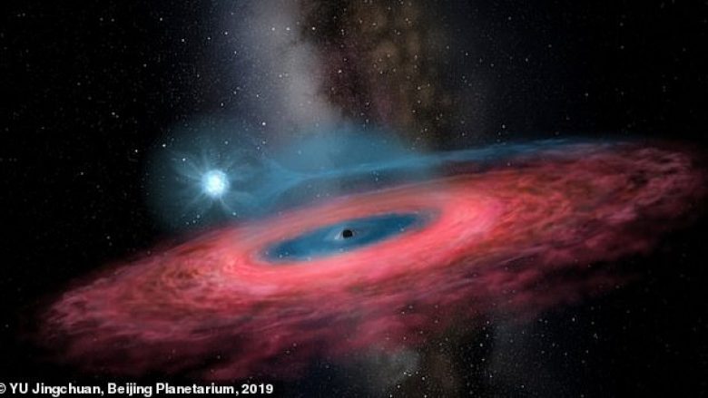 Shkencëtarët thonë se kanë gjetur një “vrimë të zezë” që është 70 herë më e madhe se Dielli