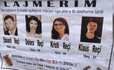 Tërmeti në Shqipëri: I jepet lamtumira e fundit katër anëtarëve të familjes Reçi