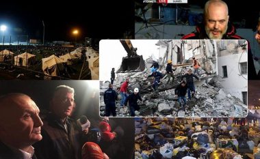 Një ditë pas tërmetit tragjik në Shqipëri: Kërkime në gërmadha për viktimat, solidaritet i pashembullt nga Kosova, lotët e Ramës dhe tërmeti i ri derisa po fliste Thaçi në Thumanë