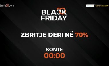 Black Friday më i madh në vend në Gjirafa50, mbështetur nga Union Net dhe Western Union