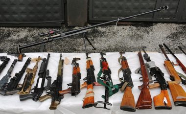 Policia e Kosovës shkatërron rreth 600 armë