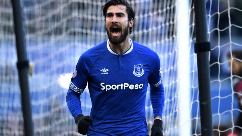 Andre Gomes te Everton .  (Photo by Gareth Copley/Getty Images)