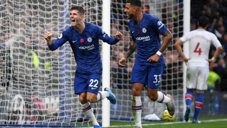 Chelsea 2-0 Crystal Palace, notat e lojtarëve: Pulisic më i miri në fushë