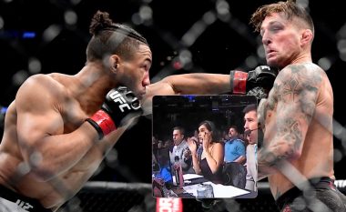 Reagimi i gazetares kur Kevin Lee e rrëzoi Gregor Gillespien në UFC, tregon më së miri sa brutal ishe nokauti