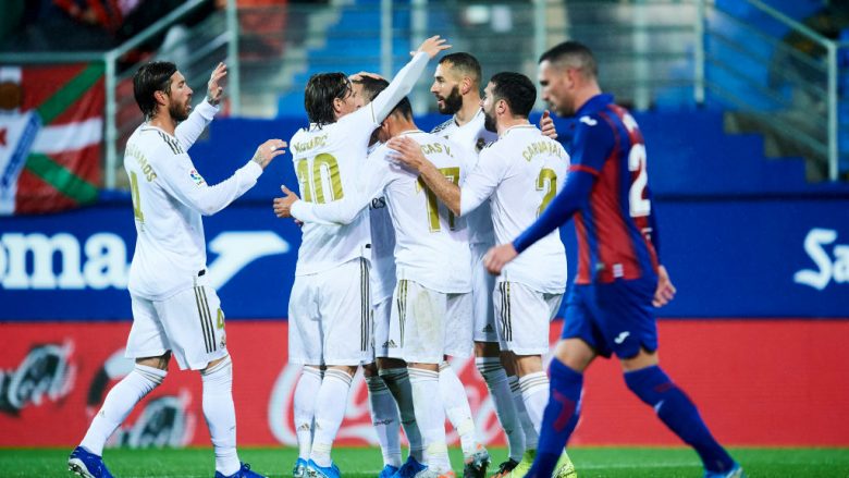 Real Madridi triumfon thellë te Eibari dhe merr kryesimin në La Liga