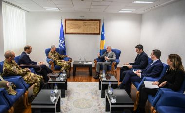 Haradinaj uron komandantin e ri të KFOR-it, Gjeneral Major Michele Risi, për marrjen e detyrës së re