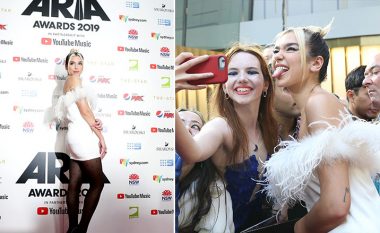 Ajo është numër një! Dua Lipa shkëlqeu në të bardha në ARIA Awards – mirëpritet ngrohtë nga fansat në Australi