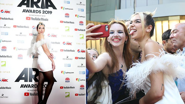 Ajo është numër një! Dua Lipa shkëlqeu në të bardha në ARIA Awards – mirëpritet ngrohtë nga fansat në Australi