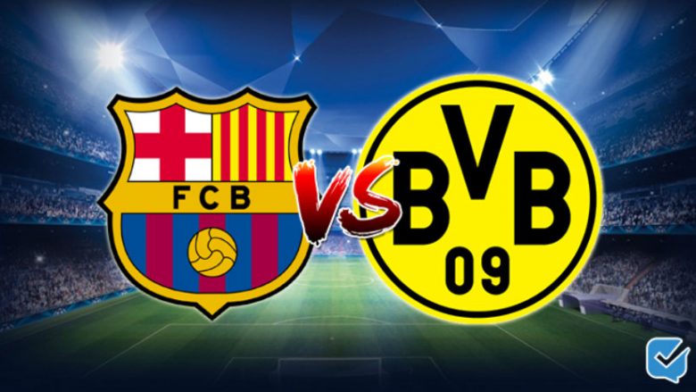 Formacionet zyrtare, Barcelona – Borussia Dortmund: Luhet për kualifikimin