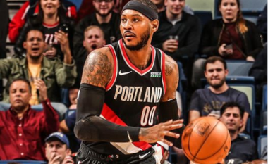 Rikthehet Carmelo Anthony, performancë solide në humbjen e Blazers