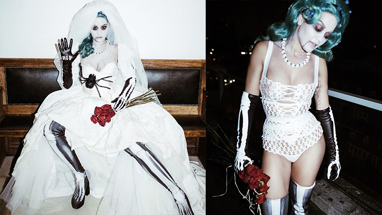 “Dasma e përgjakshme”, Rita Ora u maskua si një nuse e frikshme për këtë Halloween