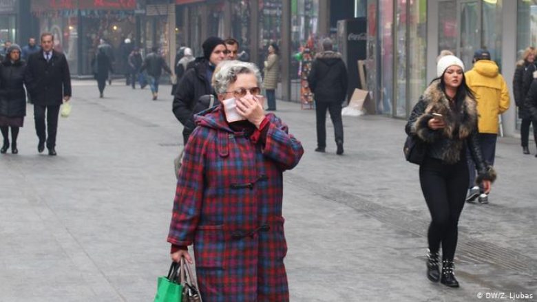 Ballkani pushtohet nga ajri i ndotur