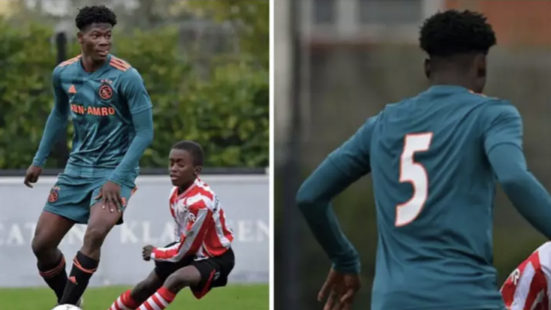David Easmon, 14-vjeçari i Ajaxit ‘pushton’ internetin me gjatësinë e tij në ndeshjen e grupmoshave U15
