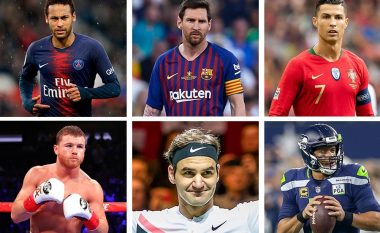 Dhjetë sportistët më të paguar për vitin 2019 – lista fillon me Messin, mbyllet me Durantin
