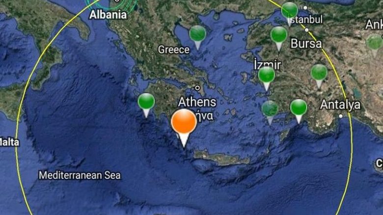 Një tërmet i fortë godet Greqinë, mediat japin detajet e para