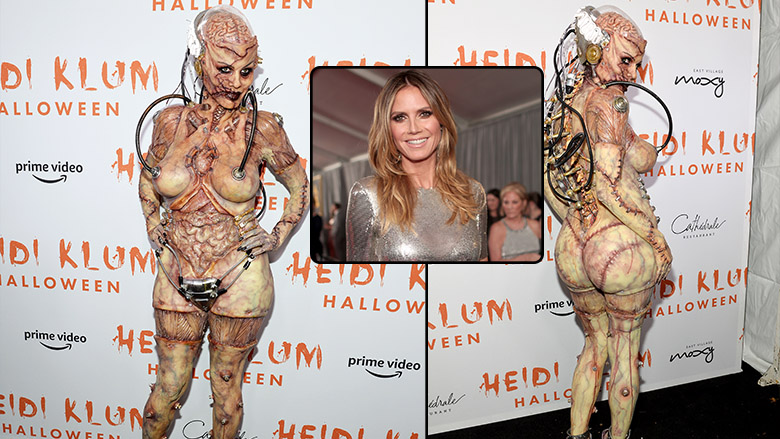 Heidi Klum meriton çmimin për transformimin më të frikshëm për këtë Halloween