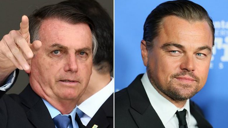 Presidenti i Brazilit, Jair Bolsonaro po akuzon Leonardo DiCaprion për ndezjen e zjarreve në Amazonë