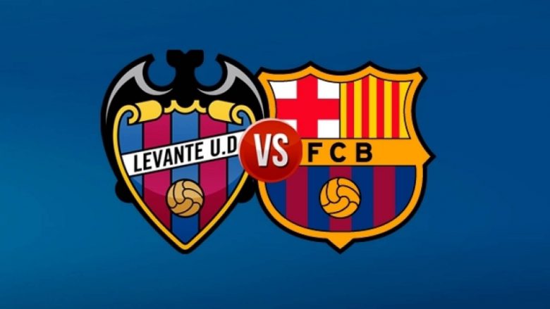 Formacionet zyrtare: Levante – Barcelona