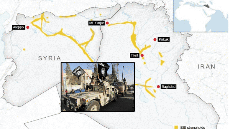 Shqiptarët në ISIS, harta se si ata ikën drejt Sirisë e Irakut