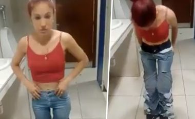 Gruaja kapet duke vjedhur tetë palë xhinse në Venezuelë – duke i veshur të gjitha menjëherë