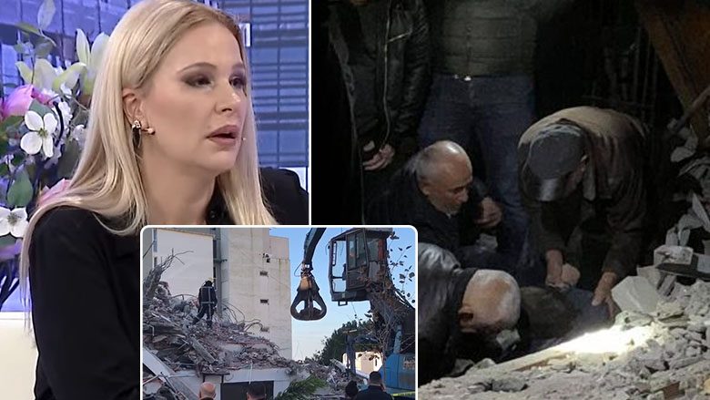 Rudina Magjistari nuk i mban lotët teksa sheh pamjet katastrofale nga tërmeti, ndërpret emisionin e emocionuar
