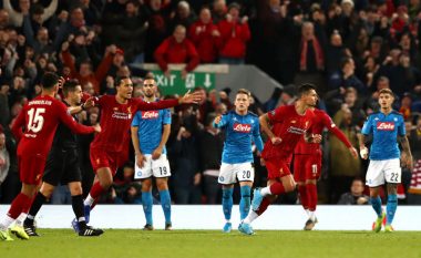 Liverpooli dhe Napoli ndahen në paqe në ‘Anfield Road’