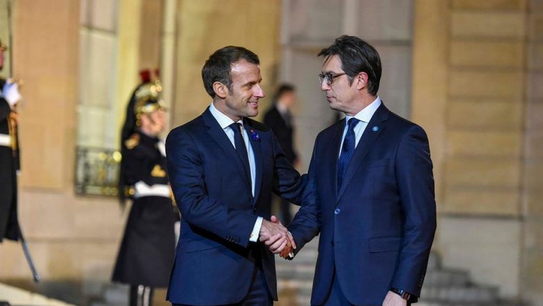 Pendarovski pritet nga presidenti francez, Emmanuel Macron