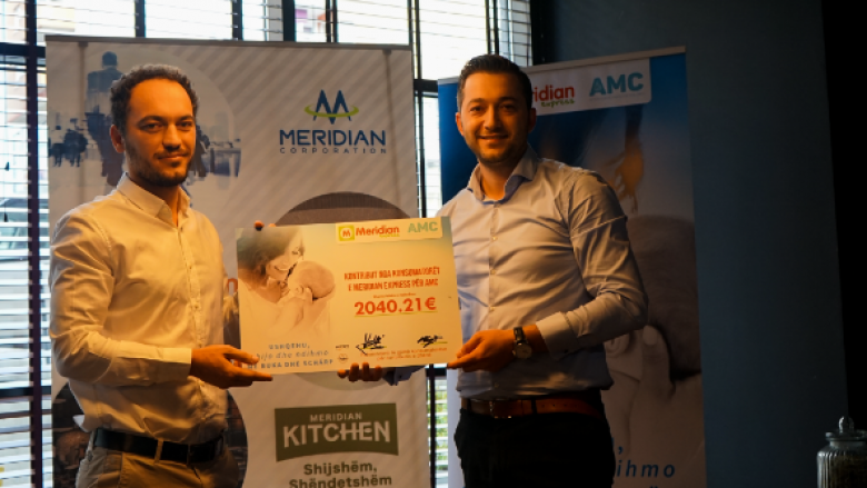 Meridian Express dhuroi mbi dy mijë euro për shëndetin e nënave dhe fëmijëve në Kosovë