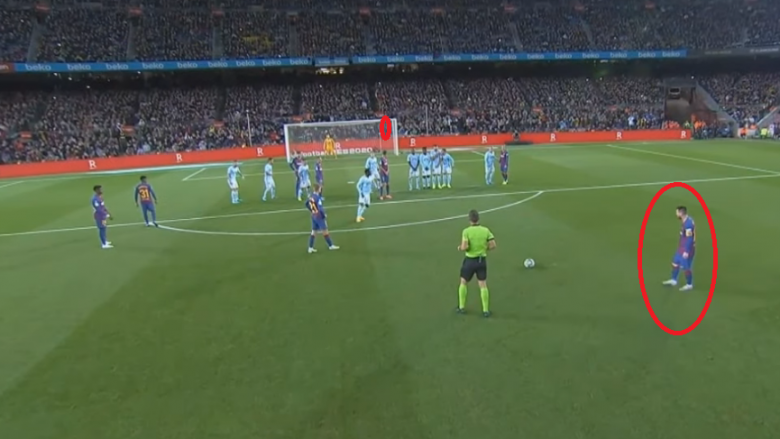 Messi shënon supergol nga goditja e dënimit ndaj Celta Vigos