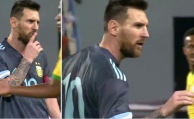 Momenti kur Messi i thotë trajnerit të Brazilit ta mbyllë gojën