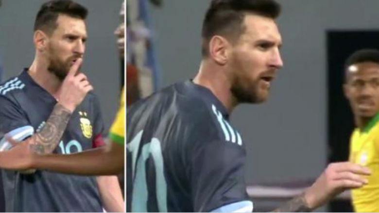 Momenti kur Messi i thotë trajnerit të Brazilit ta mbyllë gojën