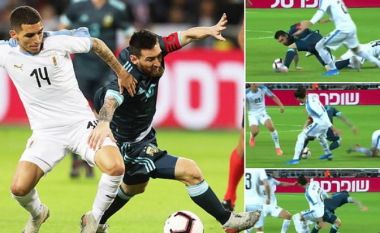 Topi i ‘lidhur’ për këmbën e Messit – argjentinasi kaloi gjashtë lojtarë të Uruguait brenda pak sekondash