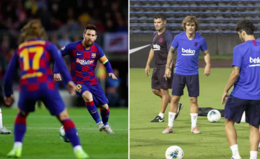 As në fushë, as në stërvitje: Messi dhe Griezmann nuk mund ta shohin njëri-tjetrin me sy