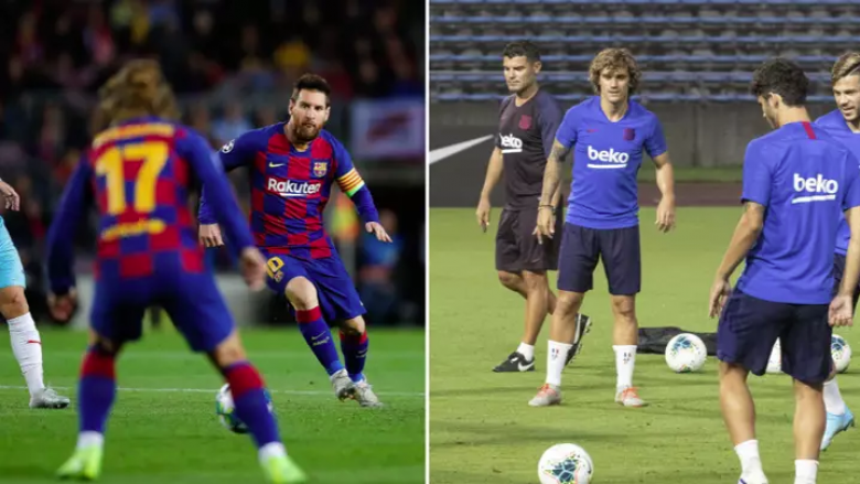 As në fushë, as në stërvitje: Messi dhe Griezmann nuk mund ta shohin njëri-tjetrin me sy