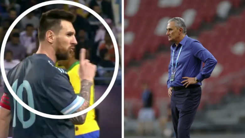 Trajneri i Brazilit, Tite: Messi më tha mbylle gojën