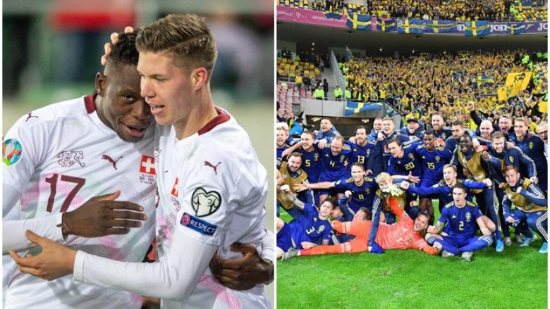 Zvicra bën një hap para drejt kualifikimit, Suedia e siguron biletën për “Euro 2020”