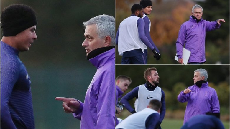 Mourinho mban stërvitjen e parë si trajner i Tottenhamit, premton punë dhe pasion
