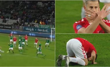 Super gol në Danimarkë nga Ylber Ramadani – lutje dhe dedikim për Shqipërinë